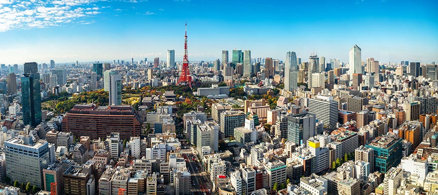 Tokyo's skyline