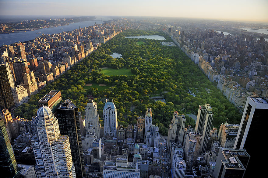 Central Park på Manhattan i New York