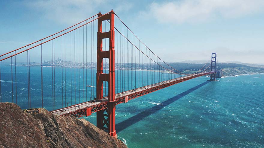 Golden Gate bron utanför San Francisco